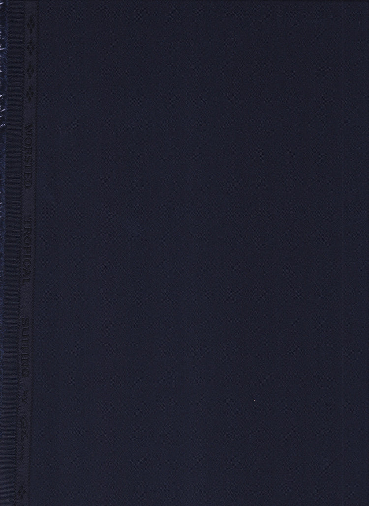 Worsted Tropical — Navy Blue